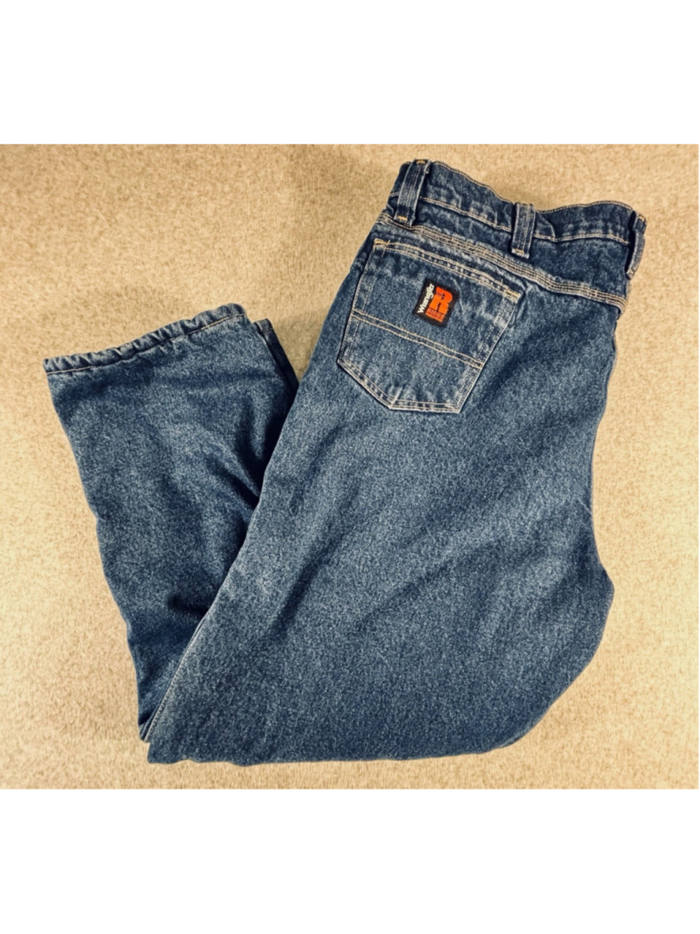 Riggs Workwear Wrangler Carpenter Work Jean‎ Men Size 46x30